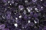 Sparkling Purple Amethyst Heart - Uruguay #364524-1